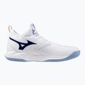 Волейбольне взуття Mizuno Wave Dimension Mid біле/bellwether синє/belairblu 9