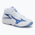 Кросівки волейбольні Mizuno Thunder Blade Z Mid white/bellwether blue/bel air blue
