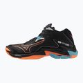 Кросівки волейбольні Mizuno Wave Lightning Z8 Mid black/neon flame/peacock blue 8