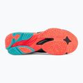 Кросівки волейбольні Mizuno Wave Lightning Z8 Mid black/neon flame/peacock blue 4