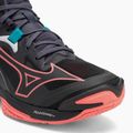 Кросівки волейбольні Mizuno Wave Lightning Z8 Mid black/neon flame/peacock blue 7