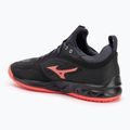 Кросівки волейбольні Mizuno Wave Luminous 3 black/neon flame/peacock blue 3
