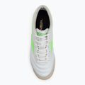 Кросівки футбольні чоловічі Mizuno Morelia Sala Pro IN white/neon green/galaxy silver 5
