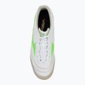 Кросівки футбольні чоловічі Mizuno Morelia Sala Elite IN white/neon green/galaxy silver 5