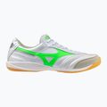 Кросівки футбольні чоловічі Mizuno Morelia Sala Elite IN white/neon green/galaxy silver