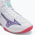 Кросівки волейбольні жіночі Mizuno Thunder Blade Z Mid white/violet indigo/camelliaros 7