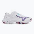 Жіноче взуття для волейболу Mizuno Wave Lightning Z8 біле/фіолетовий індиго/camelliaros 2