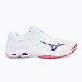 Кросівки волейбольні Mizuno Wave Voltage 2 white/violet indigo/camellia rose 2