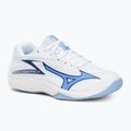 Кросівки волейбольні дитячі Mizuno Lightning Star Z7 white/bellwether blue/bel air blue