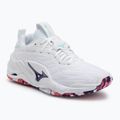 Кросівки гандбольні Mizuno Wav Stealth Neo 2 white/violet indigo/camellia rose