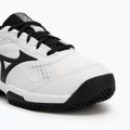 Кросівки тенісні чоловічі Mizuno Break Shot 5 CC white/ black/ harbor mist 7