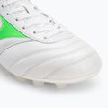 Кросівки футбольні чоловічі Mizuno Morelia II Japan Md white/neon green/galaxy silver 7
