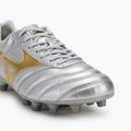 Кросівки футбольні чоловічі Mizuno Morelia Dna Japan Md galaxy silver/gold/gold 7