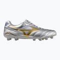 Кросівки футбольні чоловічі Mizuno Morelia Dna Japan Md galaxy silver/gold/gold 8