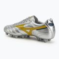 Кросівки футбольні чоловічі Mizuno Morelia II Club Md galaxy silver/gold/gold 3