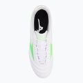 Кросівки футбольні чоловічі Mizuno Morelia II Club Md white/neon green/galaxy silver 5