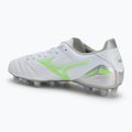 Кросівки футбольні чоловічі Mizuno Morelia Neo IV Pro Md white/neon green/cool gray 3c 3
