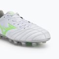 Кросівки футбольні чоловічі Mizuno Morelia Neo IV Pro Md white/neon green/cool gray 3c 7