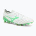 Кросівки футбольні чоловічі Mizuno Morelia Neo IV Β Elite MD white/neon green/cool gray 3c