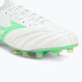 Чоловічі футбольні бутси Mizuno Morelia Neo IV Β Elite MD white/neon green/cool gray 3c 7
