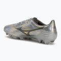 Кросівки футбольні чоловічі Mizuno α II Select Md galaxy silver/8605 c/gold 3