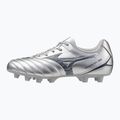 Кросівки футбольні дитячі Mizuno Monarcida Neo III Select Jr Md galaxy silver/8605 c/gold