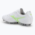 Кросівки футбольні дитячі Mizuno Monarcida Neo III Select Jr Md white/neon green 3