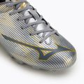 Кросівки футбольні дитячі Mizuno α II Select Jr Md galaxy silver/8605 c/gold 7