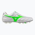Кросівки футбольні чоловічі Mizuno Morelia II Elite Md white/neon green/galaxy silver 8