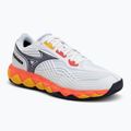 Кросівки тенісні Mizuno Wave Enforce Tour 6 AC white/fiery coral 2/citrus