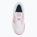 Кросівки тенісні дитячі Mizuno Break Shot 5 Jr CC white/blue granite/calypso coral 5