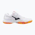 Кросівки для бадмінтону Mizuno Wave Claw 3 white/citrus/calypso coral 9