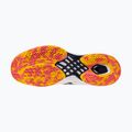 Кросівки для бадмінтону Mizuno Wave Claw 3 white/citrus/calypso coral 12