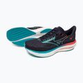 Кросівки для бігу чоловічі Mizuno Wave Rider 29 odyssey gray/Ccapri breeze/calypso coral 9