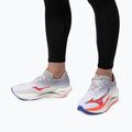 Кросівки для бігу чоловічі Mizuno Wave Rebellion Flash 3 white/fiery coral 2/iris bloom 10