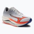 Кросівки для бігу чоловічі Mizuno Wave Rebellion Flash 3 white/fiery coral 2/iris bloom