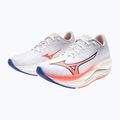 Кросівки для бігу жіночі Mizuno Wave Rebellion Flash 3 white/striking coral/iris bloom 15