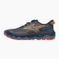 Кросівки для бігу чоловічі Mizuno Wave Mujin 11 odyssey gray/citrus/fiery coral 2 8