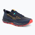 Кросівки для бігу чоловічі Mizuno Wave Daichi 9 baritone blue/citrus/fiery coral 2
