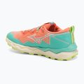 Кросівки для бігу жіночі Mizuno Wave Daichi 9 fresh salmon/white/sharp green 3