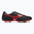 Кросівки футбольні чоловічі Mizuno Morelia II Elite FG black/morelia 40th red/black sand 2