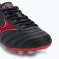 Кросівки футбольні чоловічі Mizuno Morelia II Pro FG black/morelia 40th red/black sand 7