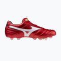 Кросівки футбольні чоловічі Mizuno Morelia II Pro FG morelia 40th red/white/black 2