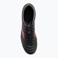 Кросівки футбольні Mizuno Morelia II Club FG black/morelia 40th red/black sand 5