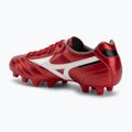 Кросівки футбольні Mizuno Morelia II Club FG morelia 40th red/white/black 3