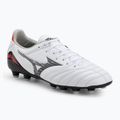 Кросівки футбольні чоловічі Mizuno Morelia Neo IV Pro MD white/black/chinese red