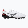 Кросівки футбольні чоловічі Mizuno Morelia Neo IV Pro MD white/black/chinese red 2