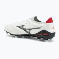 Чоловічі футбольні бутси Mizuno Morelia Neo IV Β Elite MD white/black/Chinese red 3
