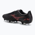 Кросівки футбольні чоловічі Mizuno Morelia Neo IV Pro Mix black/morelia 40th red/black 3