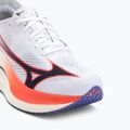 Кросівки для бігу Mizuno Wave Rebellion Pro 3 white/baritone blue/fiery cora 7